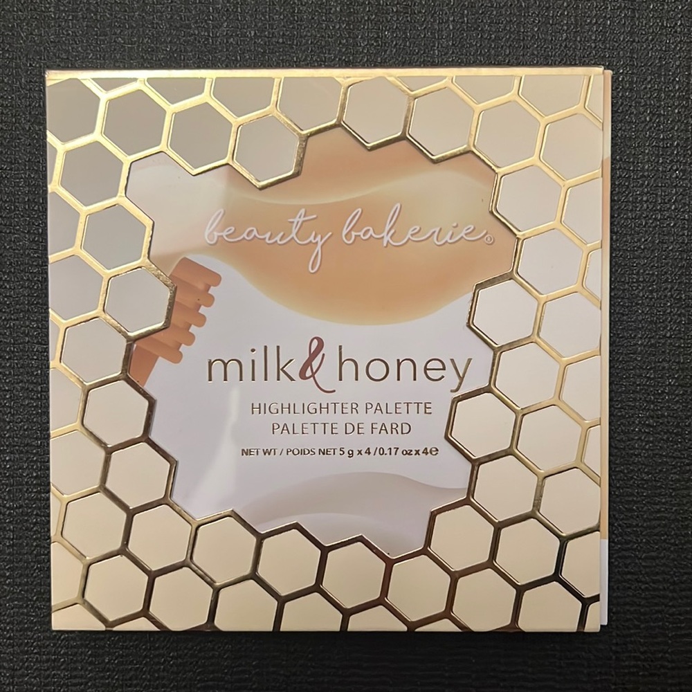 Beauty Bakerie milk & honey highlighter palette